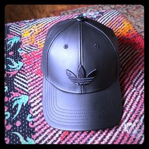 Leather Adidas hat